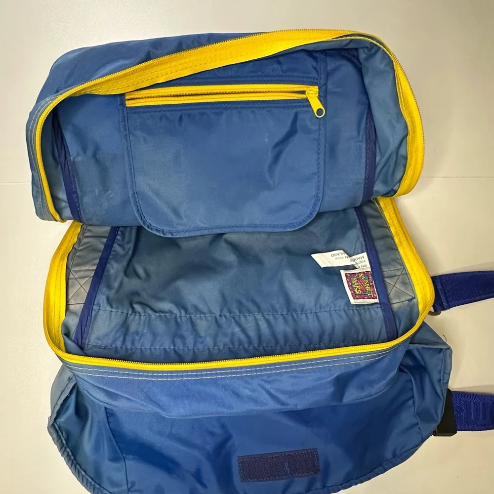 Planet Mars M&M Candy Messenger Tote Bag Blue & Yellow Shoulder‎ Bag Promotional